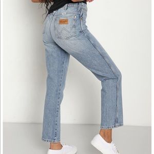 Wrangler Wild West High Rise Straight Leg